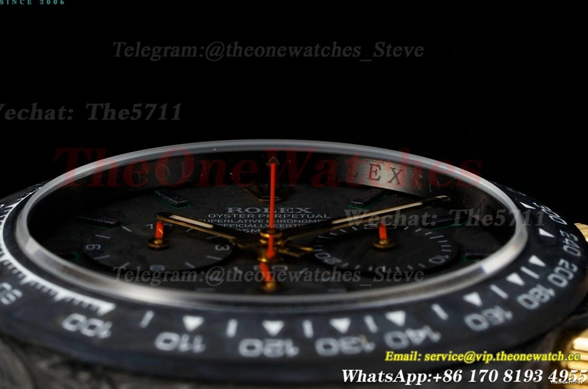 Black NY Daytona Diw Carbon Black 40mm DD4130 N6F 0410
